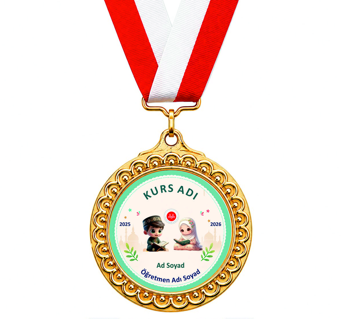 Kuran madalyası km1 Kur'an Okuyorum Madalyası KM1 - Görsel 1